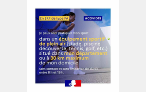 Reprise de activités en plein air